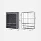 Portable Closet with 2 Hanging Rods FredCo