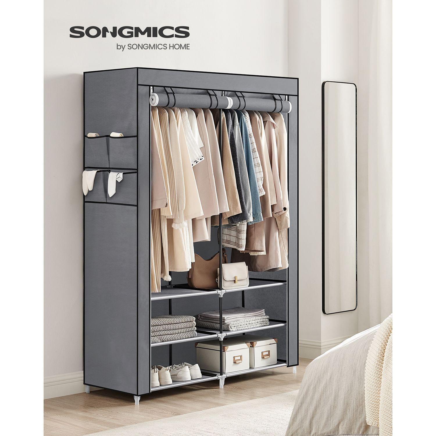 Portable Closet with 2 Hanging Rods FredCo