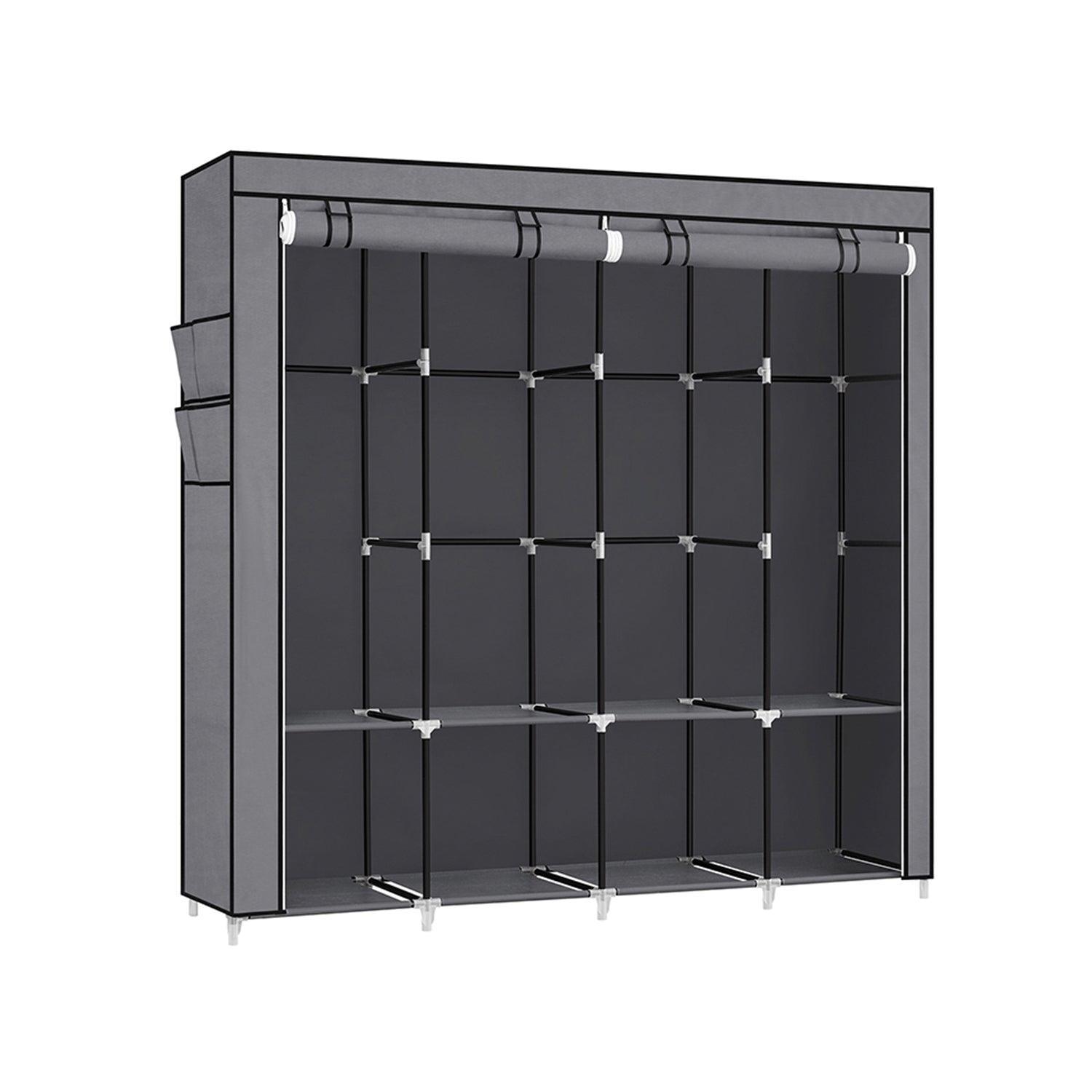 Portable Closet with 4 Hanging Rods FredCo