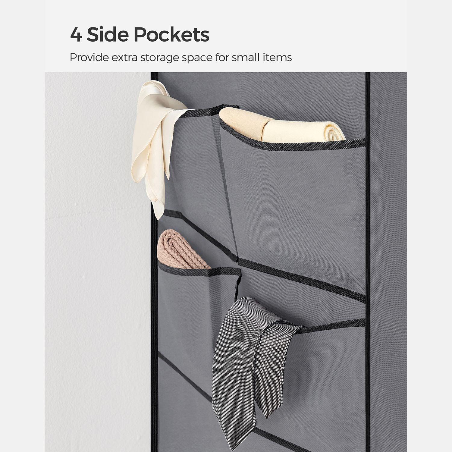 Portable Closet with 4 Hanging Rods FredCo