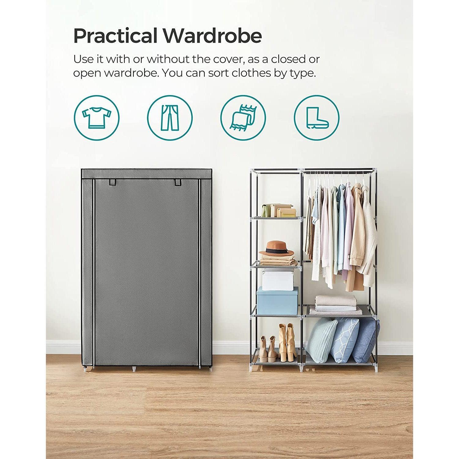 Portable Closet with 6 Shelves FredCo
