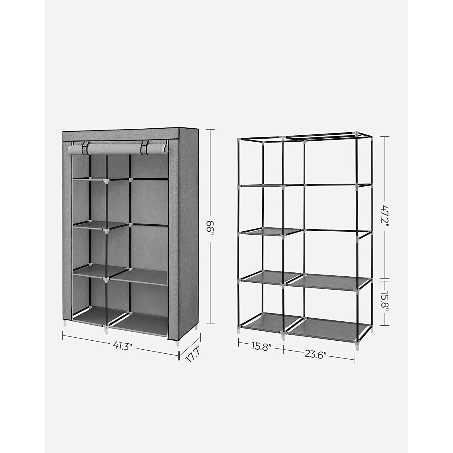 Portable Closet with 6 Shelves FredCo