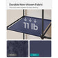 Portable Closet with 6 Shelves Dark Blue FredCo
