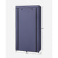 Portable Closet with 6 Shelves Dark Blue FredCo