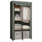 Portable Closet with 6 Shelves Sage Green FredCo