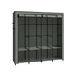 Portable Closet with Cover 4 Hanging Rods and Shelves FredCo