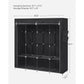 Portable Closet with Hanging Rods and Shelves FredCo