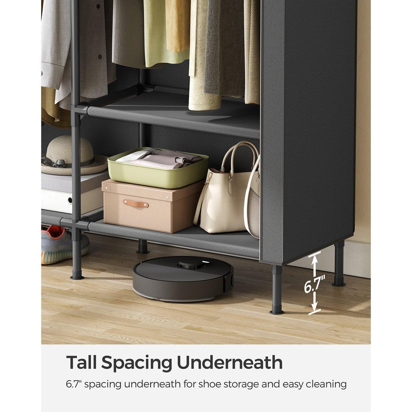 Portable Fabric Wardrobe Closet FredCo