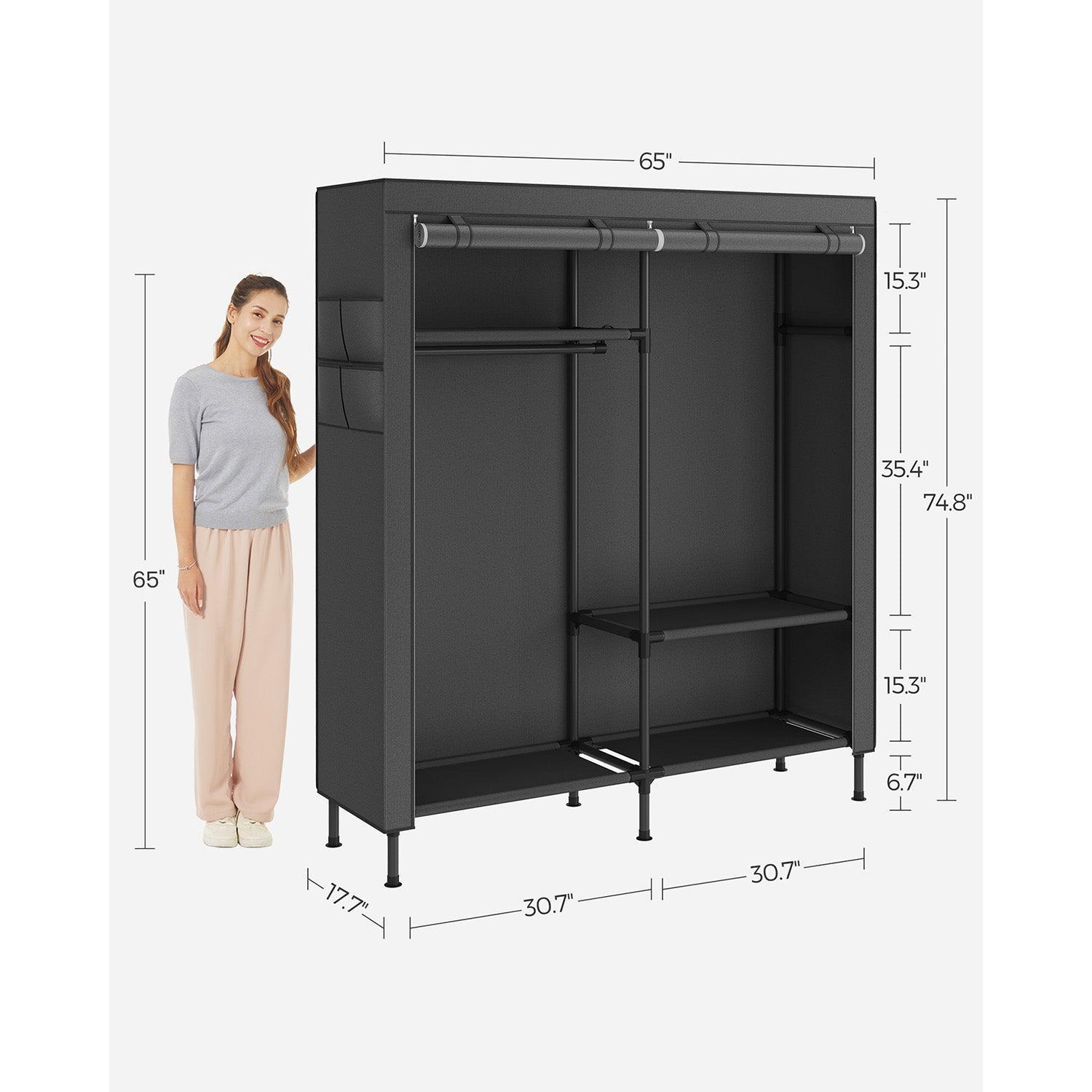 Portable Fabric Wardrobe Closet FredCo