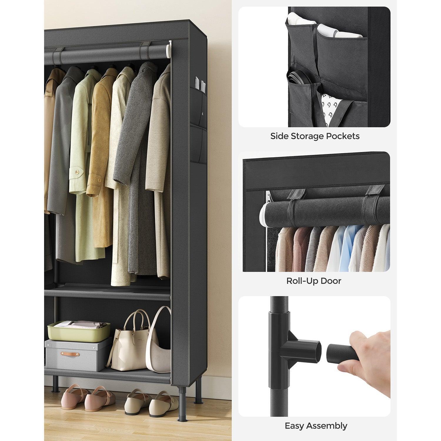 Portable Fabric Wardrobe Closet FredCo
