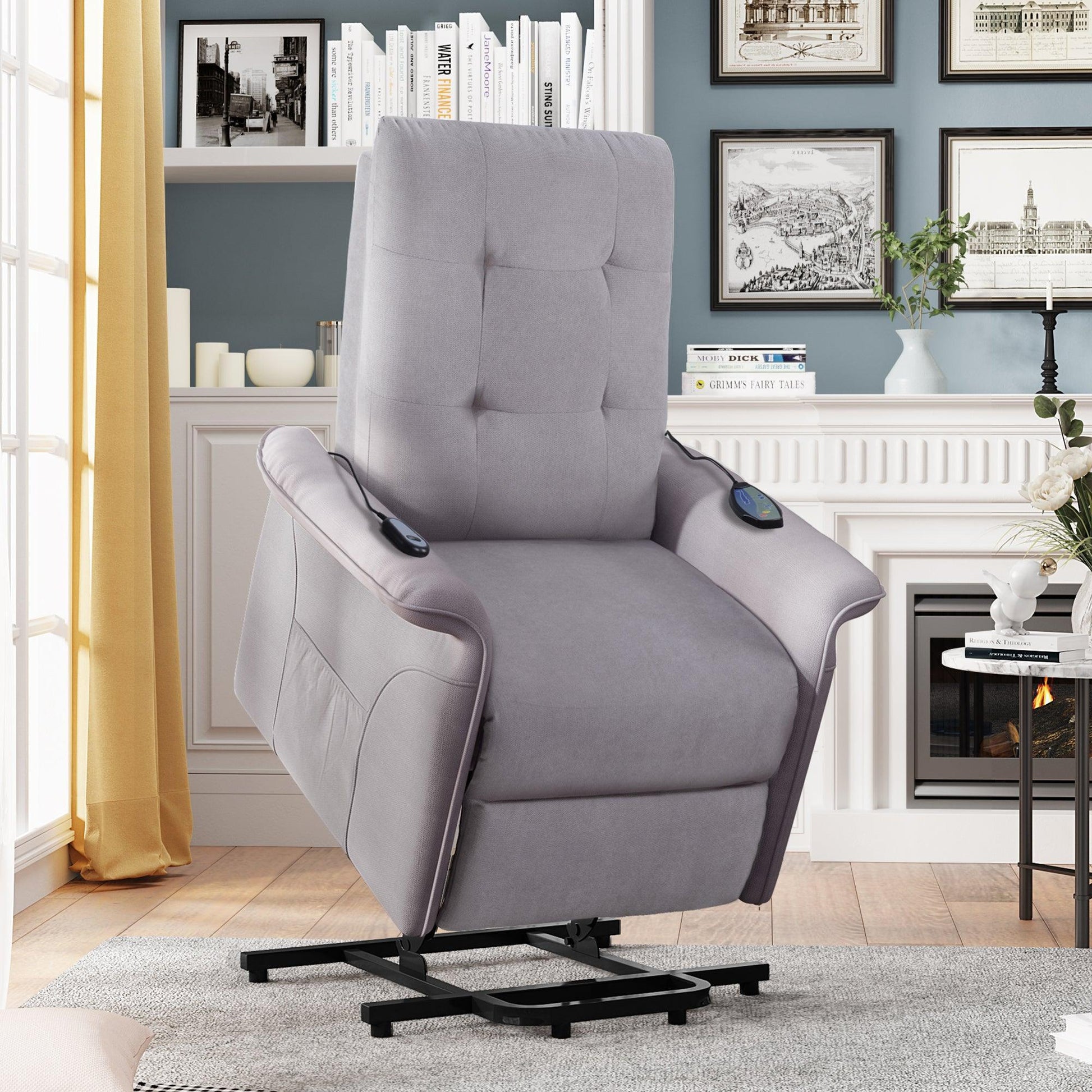 Power Lift Chair for the with Adjustable Massage Function and Reclining Feature FredCo