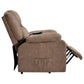 Power Lift Chair with Adjustable Massage and Heating Function, Brown FredCo
