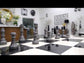 Mesa de juego de ajedrez blanco y negro de 32 x 32 15683 Sagebrook Home 