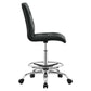 Prim Armless Vegan Leather Drafting Chair, EEI-4981 FredCo