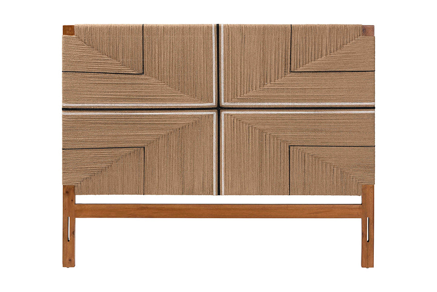Prita Paper Loom Headboard FredCo