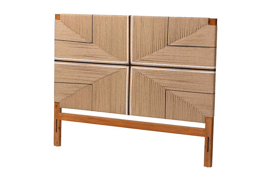 Prita Paper Loom Headboard FredCo