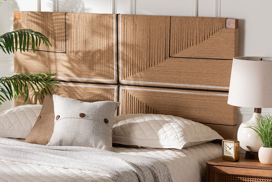 Prita Paper Loom Headboard FredCo