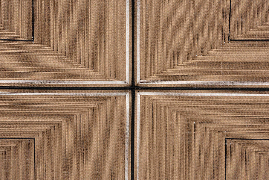 Prita Paper Loom Headboard FredCo