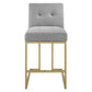 Privy Upholstered Fabric Counter Stool Set of 2 by Modway EEI-5571 FredCo
