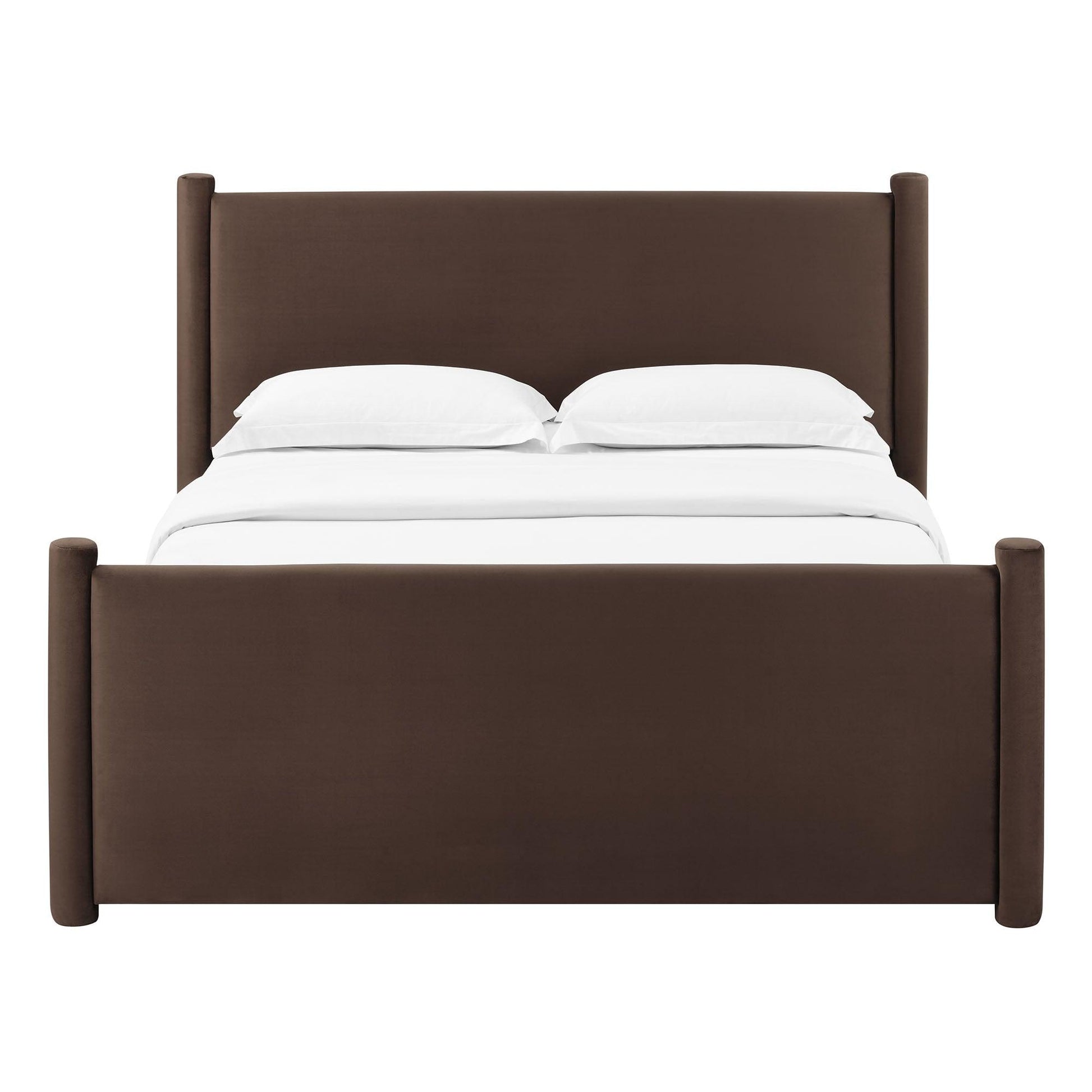 Rael Performance Velvet Full Platform Bed by Modway FredCo