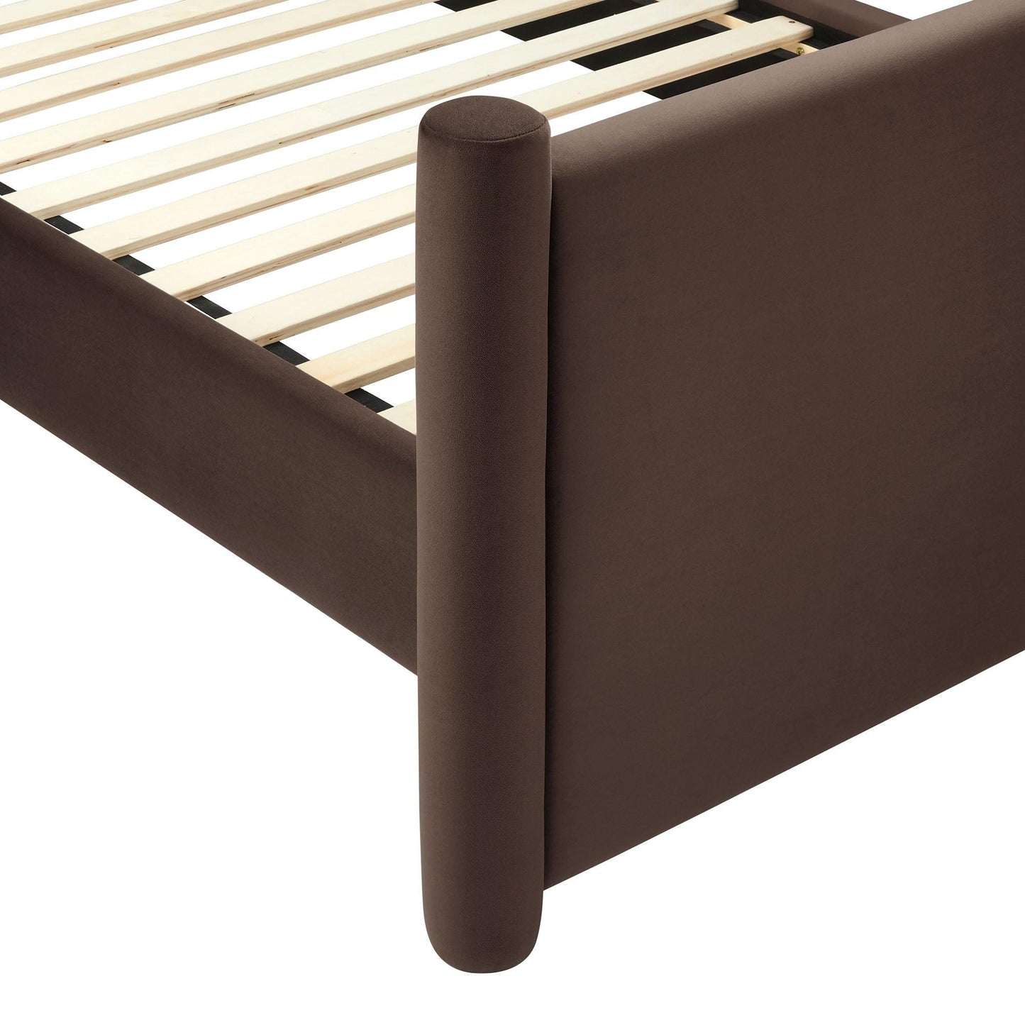 Rael Performance Velvet Full Platform Bed by Modway FredCo