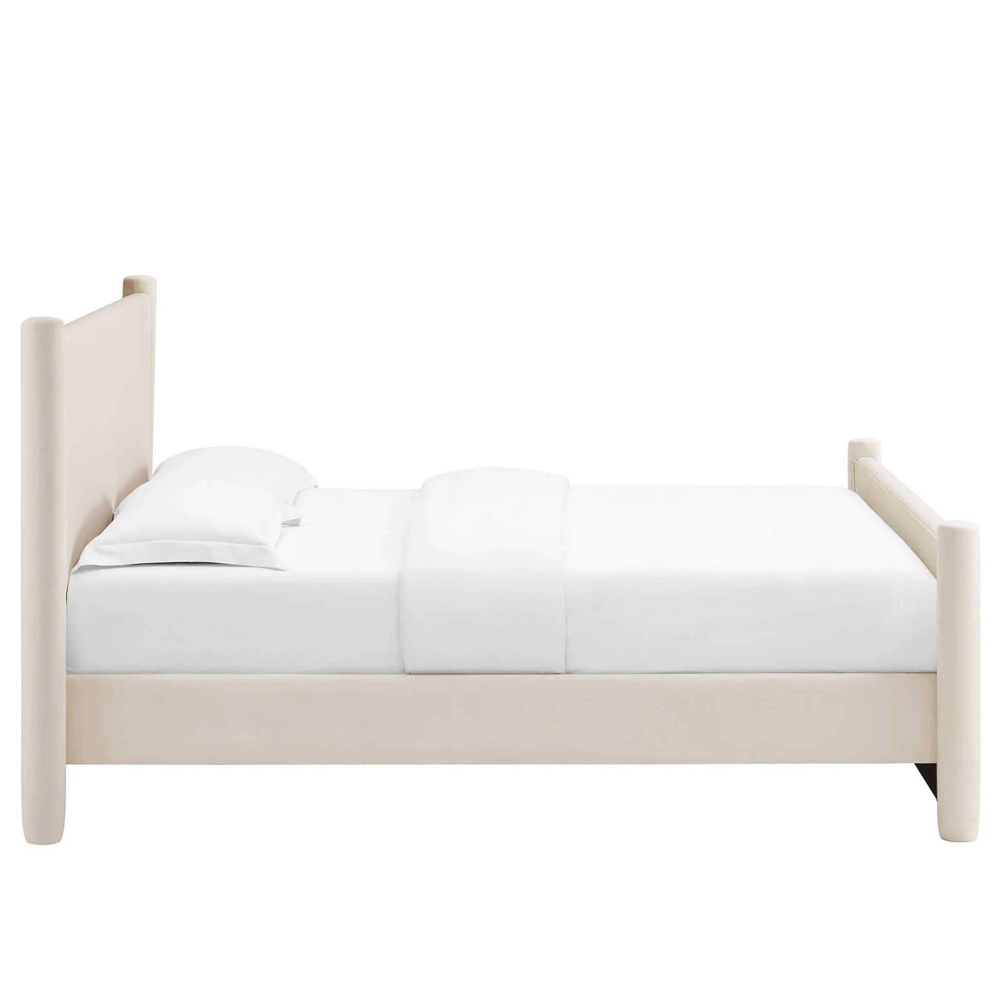 Rael Performance Velvet Queen Platform Bed by Modway MOD-7175 FredCo
