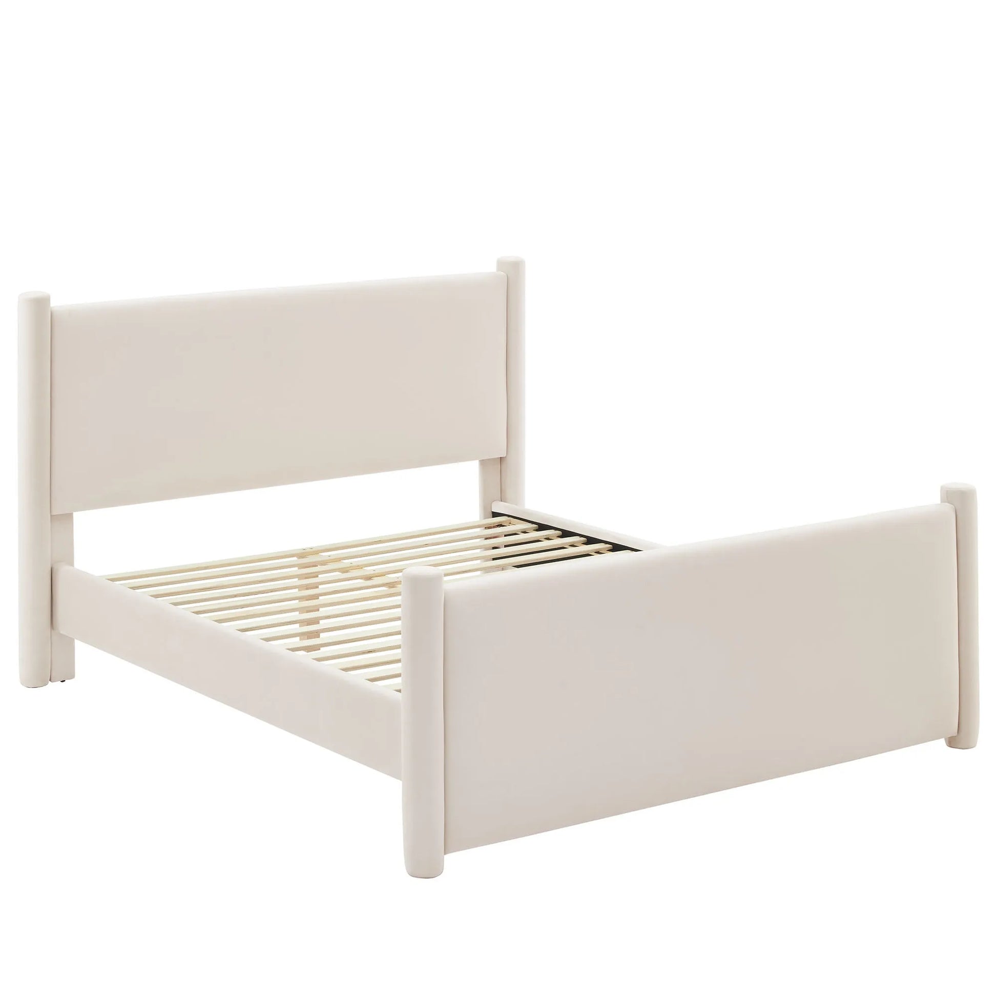 Rael Performance Velvet Queen Platform Bed by Modway MOD-7175 FredCo