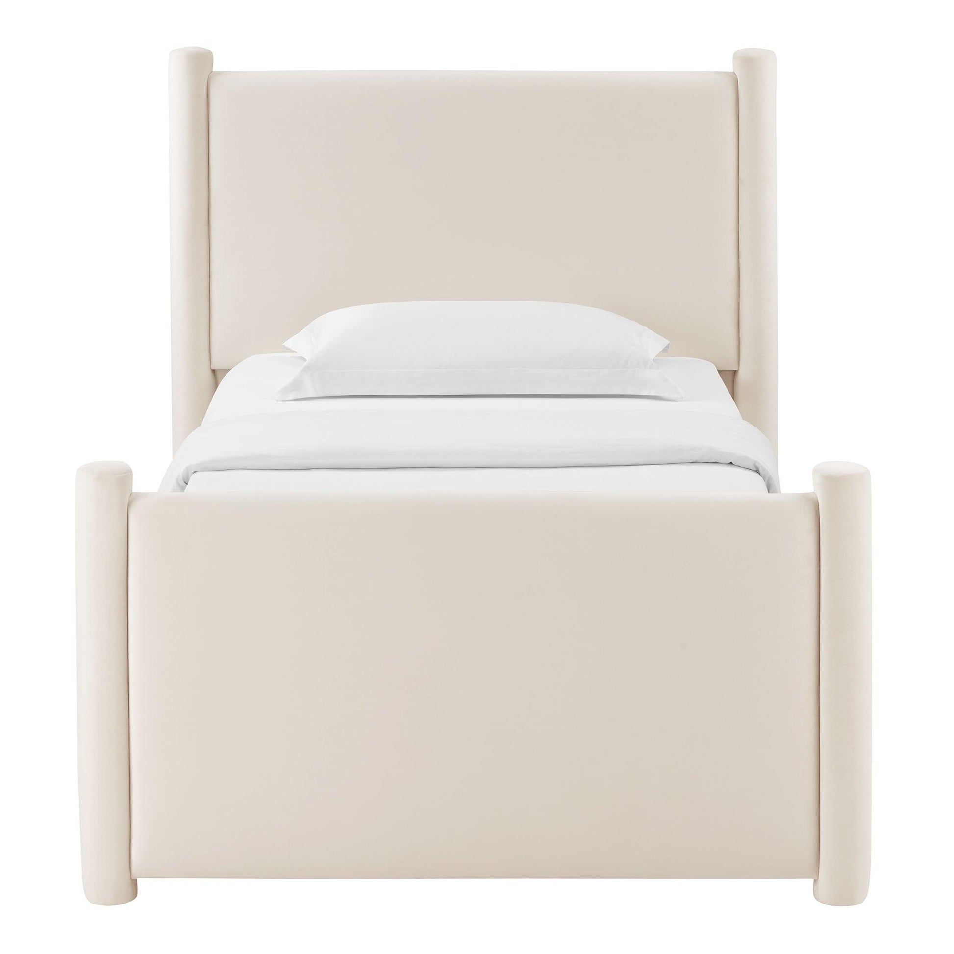 Rael Performance Velvet Twin Platform Bed by Modway FredCo