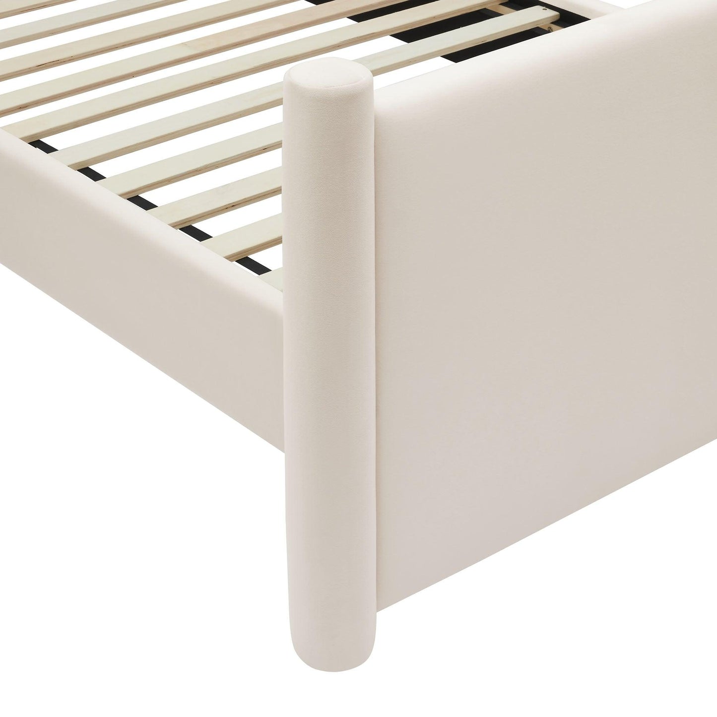 Rael Performance Velvet Twin Platform Bed by Modway FredCo