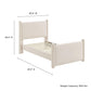 Rael Performance Velvet Twin Platform Bed by Modway FredCo