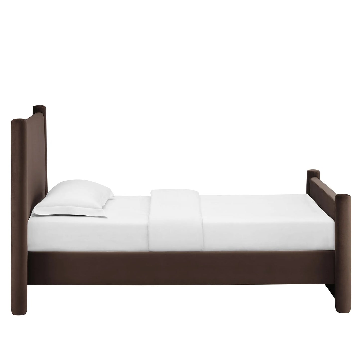 Rael Performance Velvet Twin Platform Bed by Modway MOD-7173 FredCo