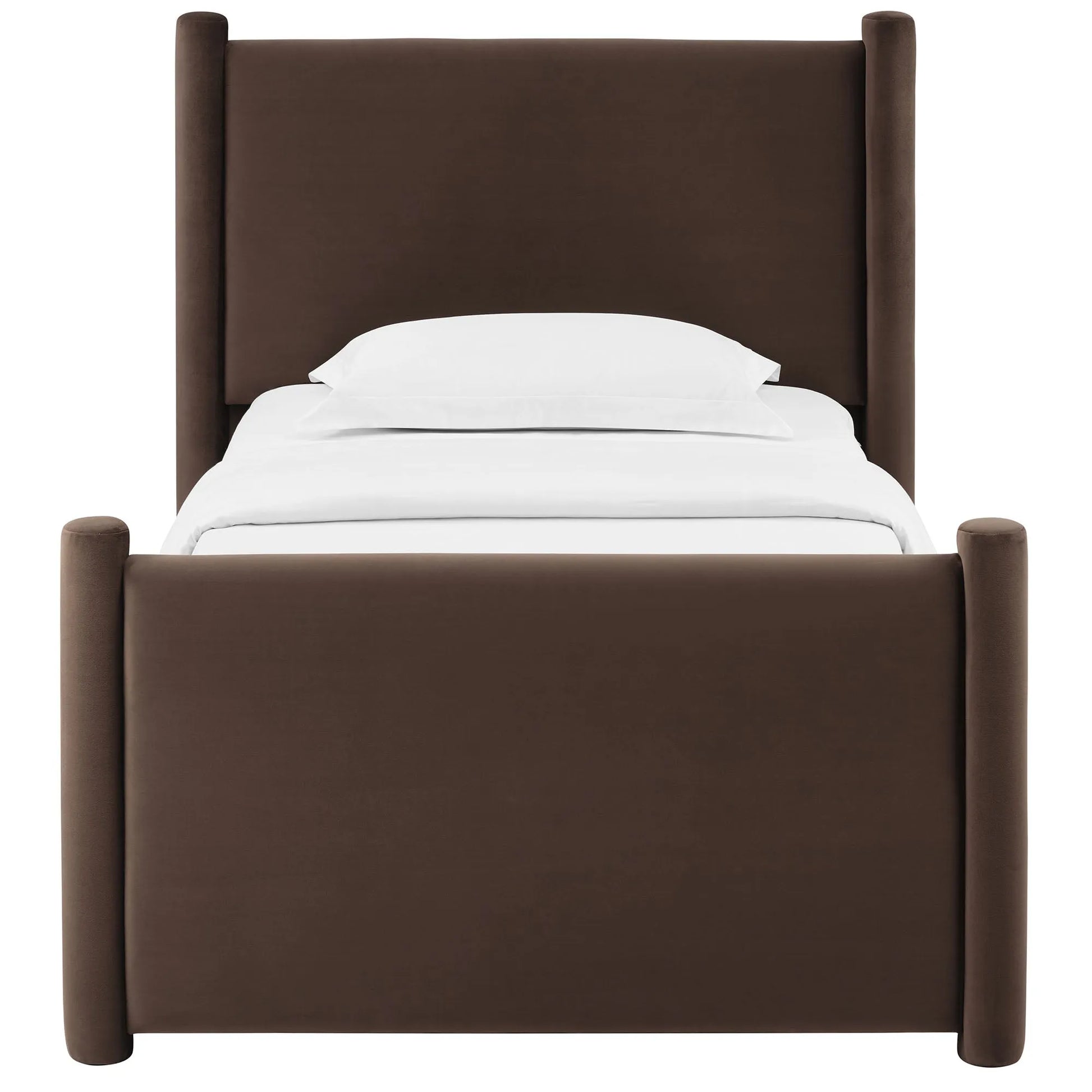Rael Performance Velvet Twin Platform Bed by Modway MOD-7173 FredCo