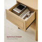Rattan Nightstand with Drawer FredCo