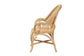 Ratu Modern Bohemian Natural Brown Rattan Accent Chair FredCo