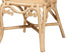 Ratu Modern Bohemian Natural Brown Rattan Accent Chair FredCo