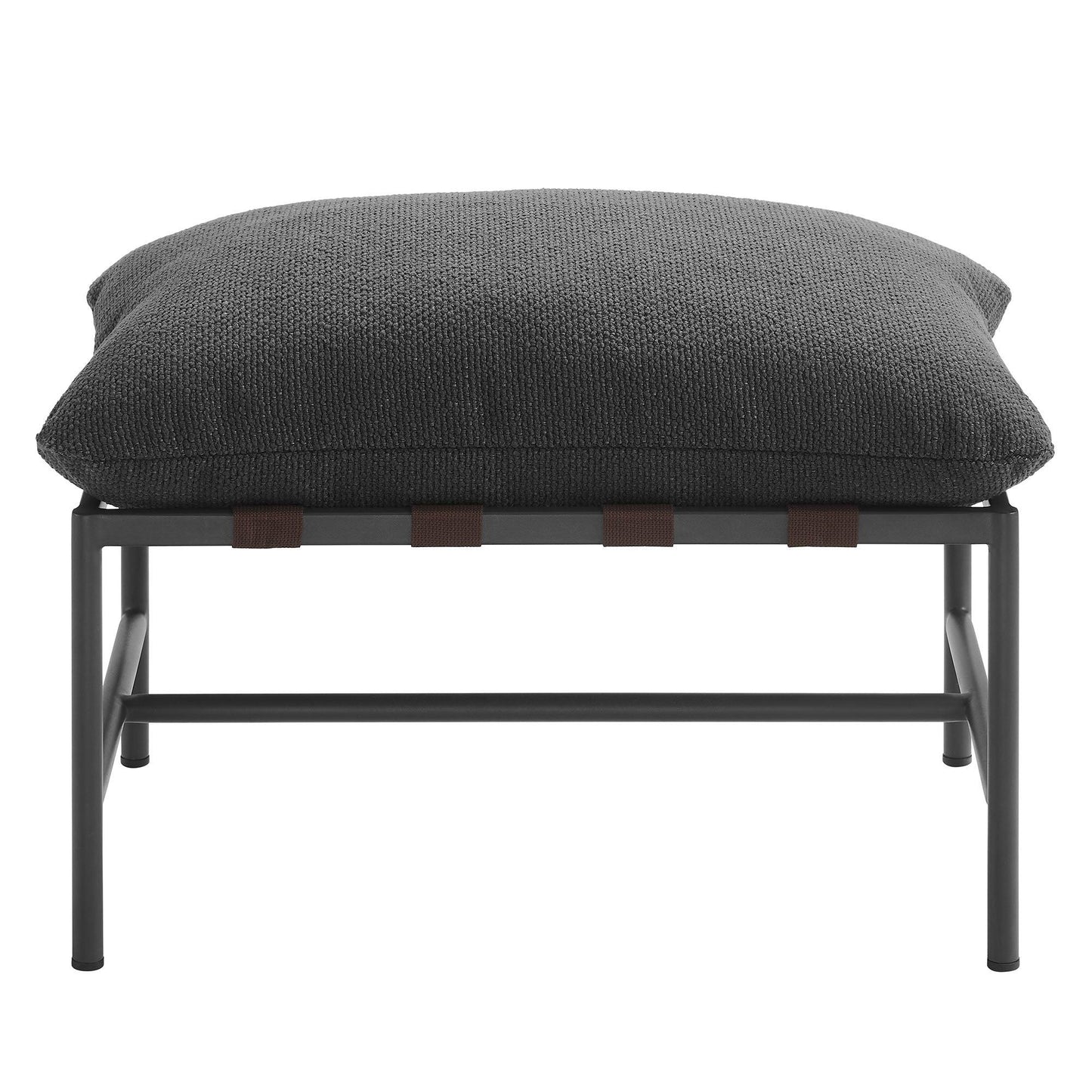 Raya Outdoor Patio Boucle Ottoman by Modway EEI-7161 FredCo