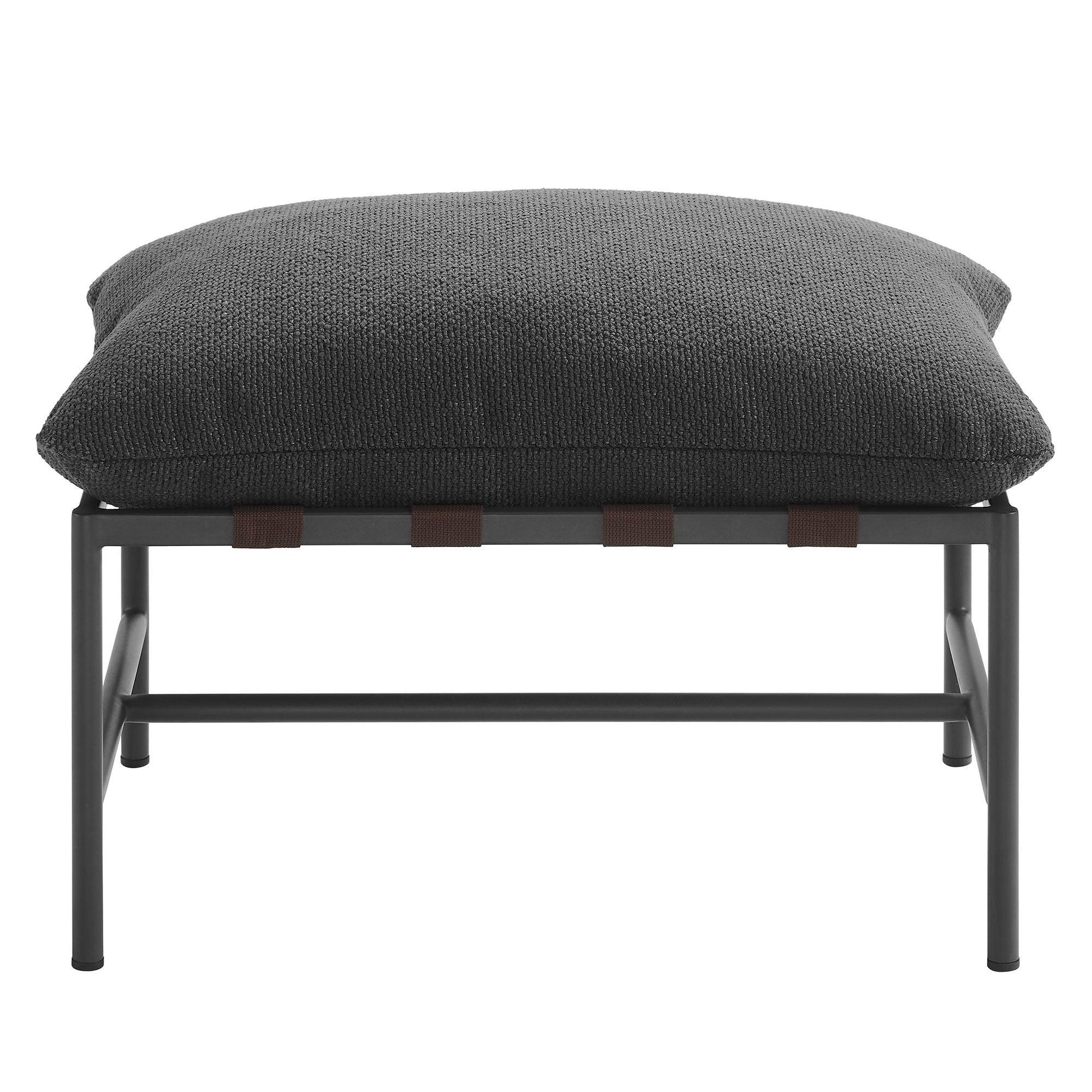 Raya Outdoor Patio Boucle Ottoman by Modway EEI-7161 FredCo