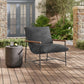 Raya Outdoor Patio Boucle Sling Lounge Chair by Modway EEI-7118 FredCo