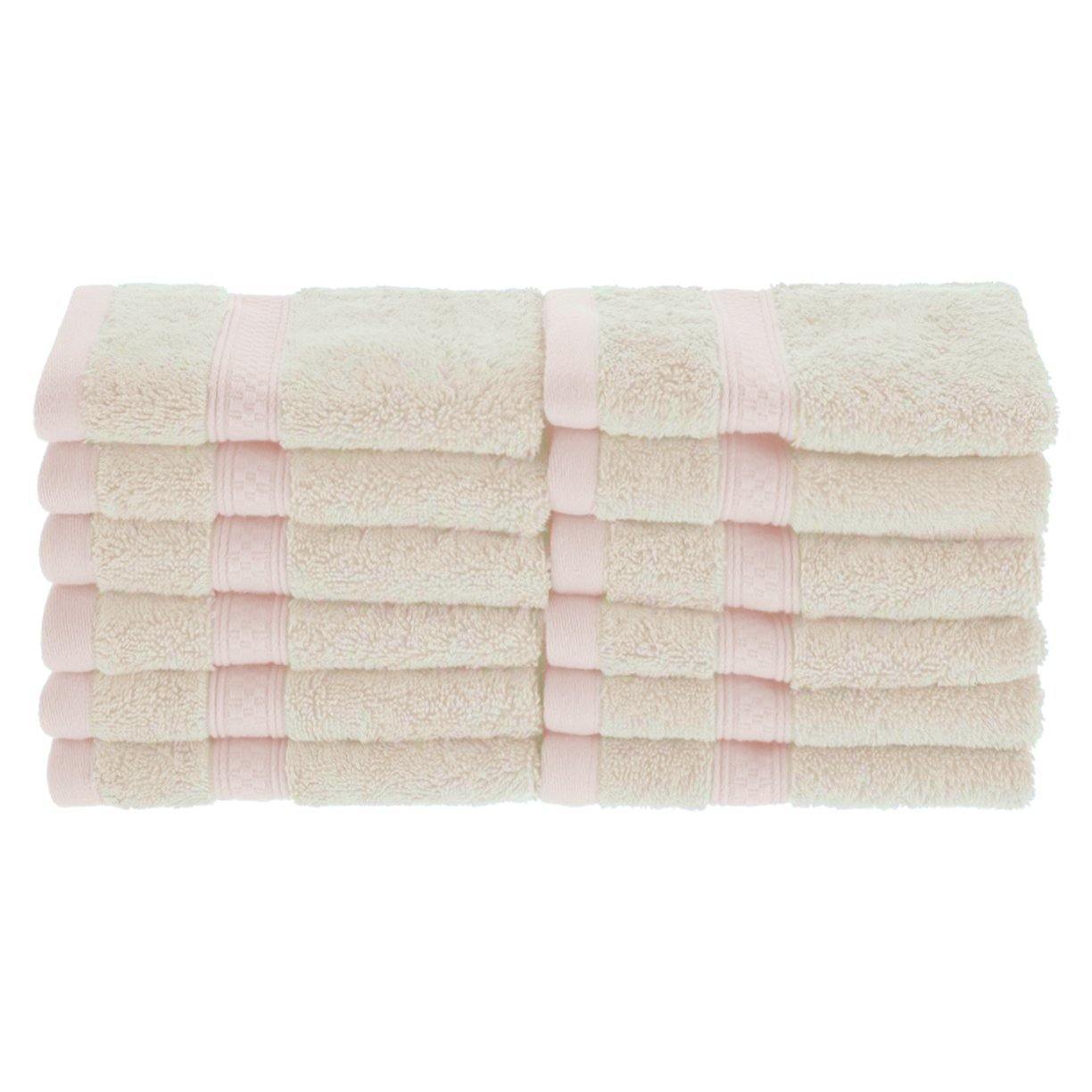 Rayon from Bamboo 650 GSM 12-Piece Face Towel Set FredCo