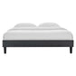 Reagan King Performance Velvet Platform Bed, MOD-7078 FredCo