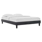 Reagan King Performance Velvet Platform Bed, MOD-7078 FredCo