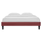 Reagan Queen Performance Velvet Platform Bed, MOD-6588 FredCo