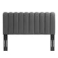 Reagan Twin Performance Velvet Platform Bed, MOD-6885 FredCo