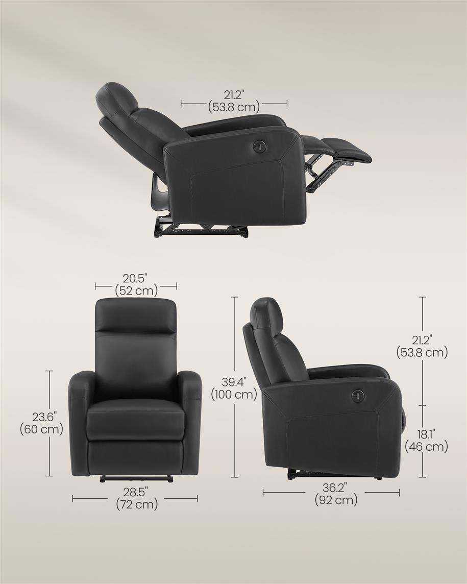 Recliner Chair for Living Room FredCo