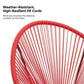 Red 3-Piece Outdoor Acapulco Chair FredCo