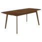 Redbridge 5-piece Dining Room Set Natural Walnut and Grey 106591-S5 Coaster FredCo