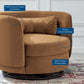 Relish Performance Velvet Swivel Chair, EEI-5001 FredCo