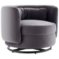 Relish Performance Velvet Swivel Chair, EEI-5001 FredCo