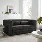 Relle Channel Tufted Boucle Upholstered Loveseat by Modway EEI-7137 FredCo