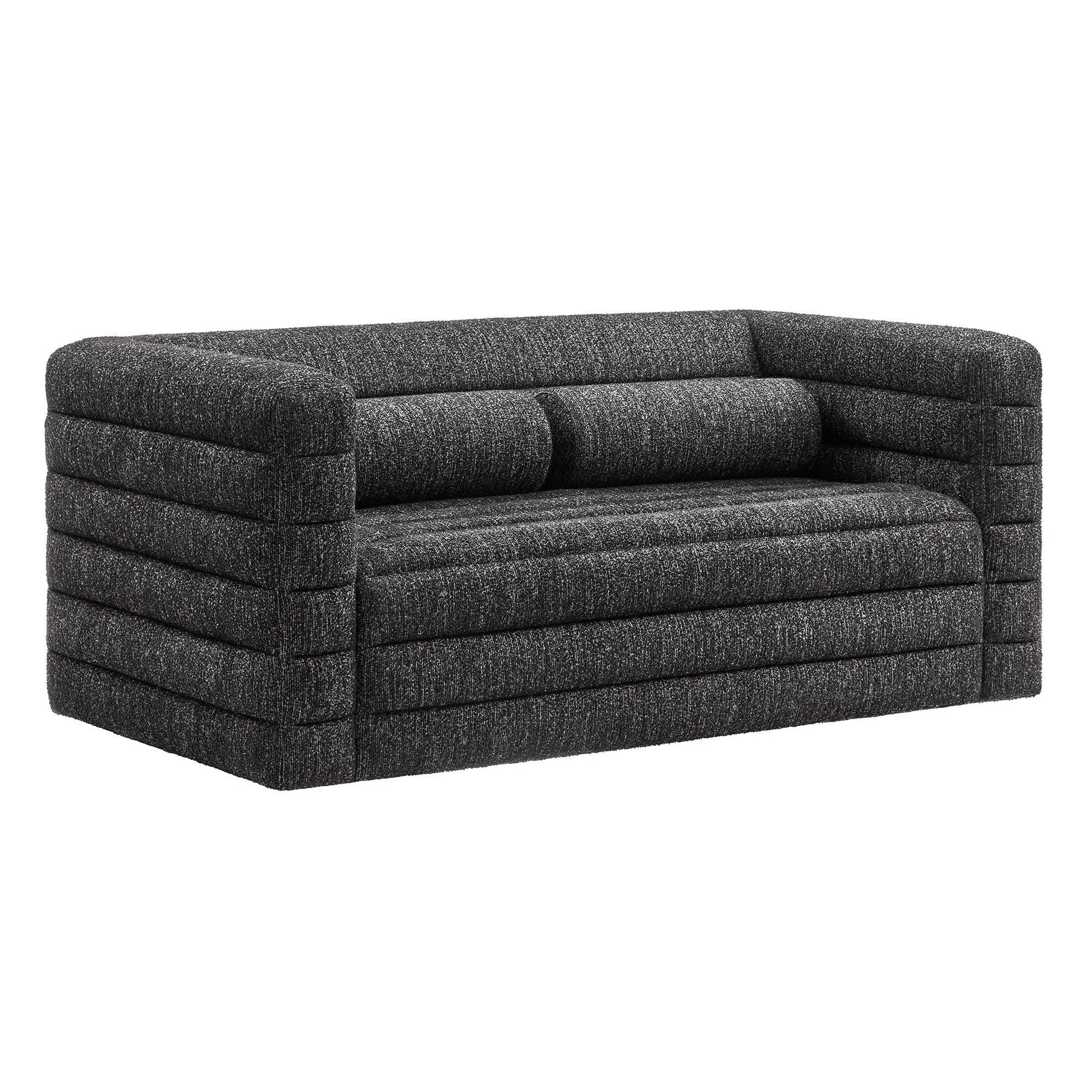 Relle Channel Tufted Boucle Upholstered Loveseat by Modway EEI-7137 FredCo